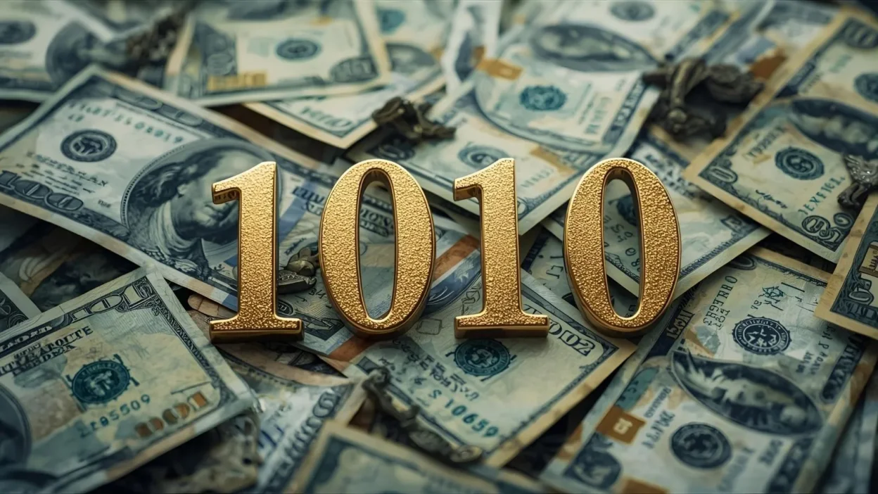 1010 angel number meaning money